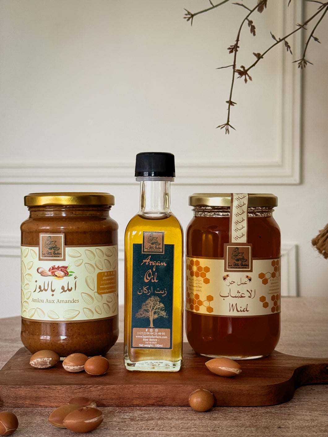 PACK BELDI-AMLOU,HUILE D'ARGAN & MIEL